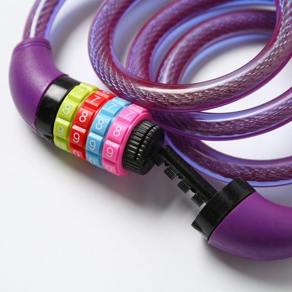 Idealux Bike Cable Lock 4ft/1200mm Bike Locks Combination