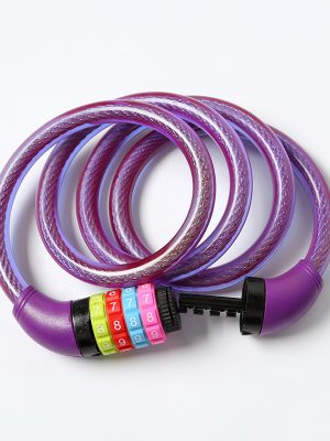 Idealux Bike Cable Lock 4ft/1200mm Bike Locks Combination