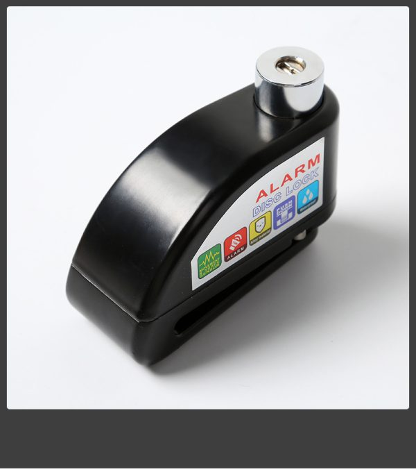 Idealux Bike Disco Locks with Alarm, Motorcycle Disco Lock