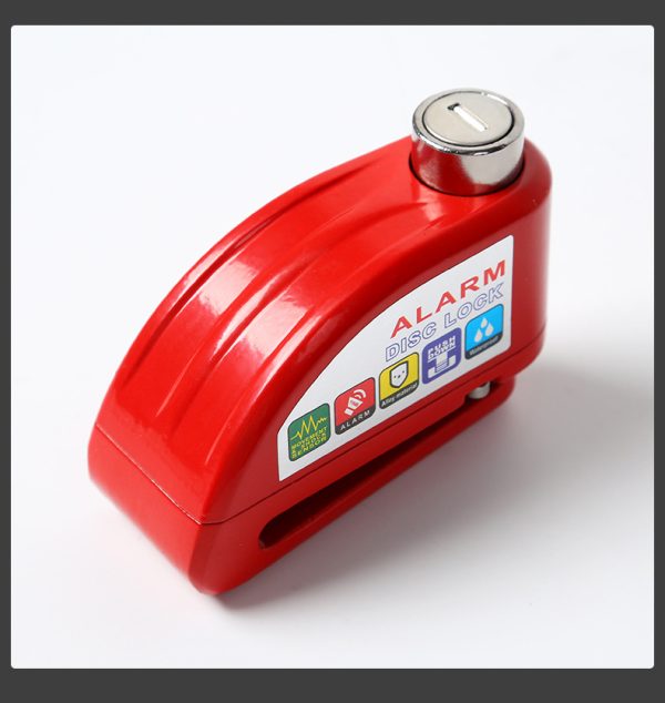 Idealux Bike Disco Locks with Alarm, Motorcycle Disco Lock