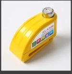 Idealux Bike Disco Locks with Alarm, Motorcycle Disco Lock