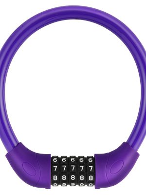 Idealux Bike Lock, Short Kids Bike Cable Locks 500 mm 2Ft