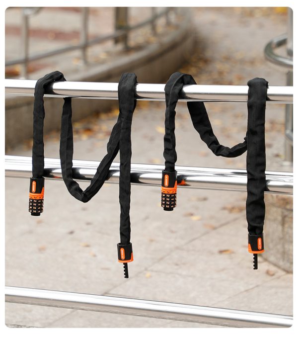 Idealux Chain Lock with 5 Digit Combo 600mm/2ft-1500mm/5ft