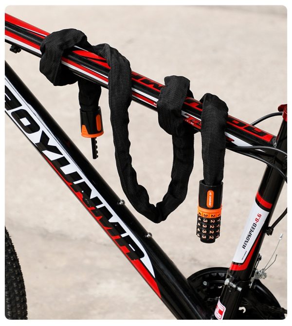 Idealux Chain Lock with 5 Digit Combo 600mm/2ft-1500mm/5ft