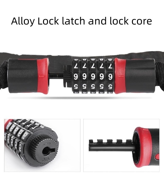 Idealux Longer Chain Lock 60cm/2ft to 200cm/6.7ft in 2 Colors