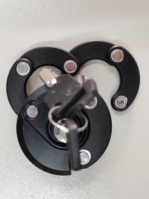 folded locks for motorcycle
