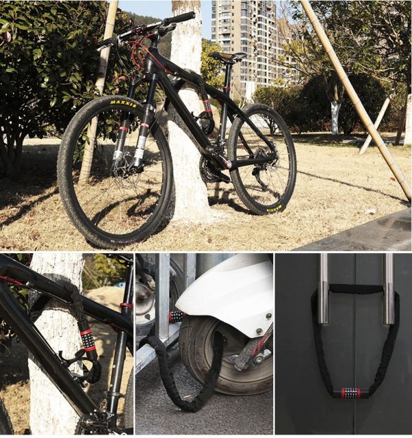Idealux Longer Chain Lock 60cm/2ft to 200cm/6.7ft in 2 Colors