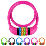 IDEALUX Bike Lock Cable, Kids Bike Cable Lock 650mm/2ft